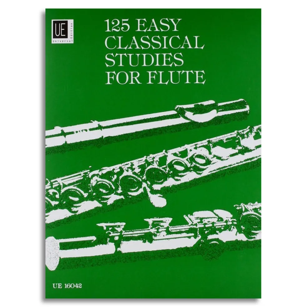Universal Edition 125 Easy Classical Studies For Flute