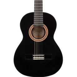 Valencia - 1/2 Size Nylon String Acoustic Guitar - Black
