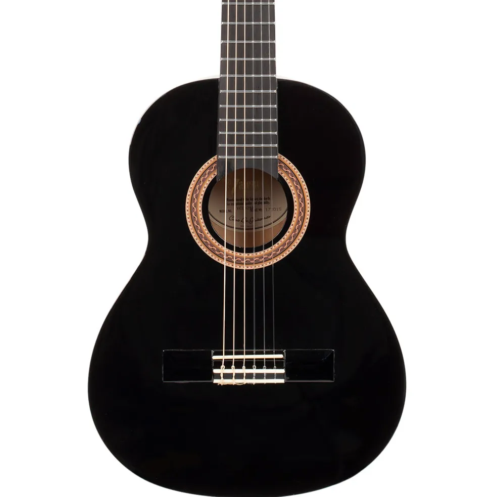 Valencia - 1/2 Size Nylon String Acoustic Guitar - Black