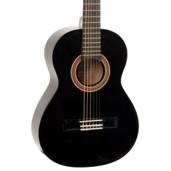 Valencia - 1/2 Size Nylon String Acoustic Guitar - Black