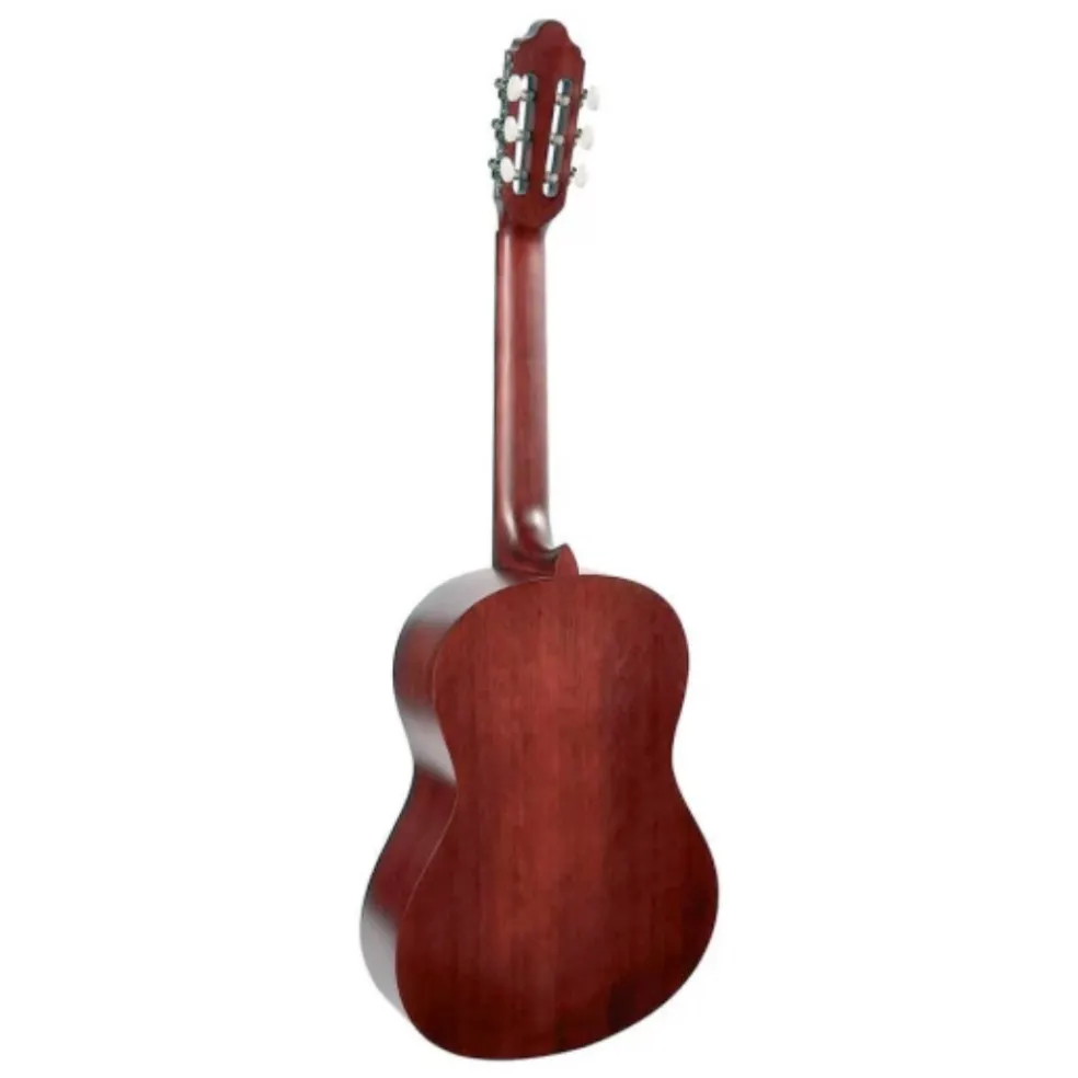 Valencia VC203 - 3/4 Classical Guitar - Satin Transparent Wine Red