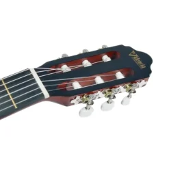 Valencia VC203 - 3/4 Classical Guitar - Satin Transparent Wine Red
