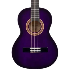 Valencia VC102PPS 1/2 Size Classical Guitar – Purple Sunburst