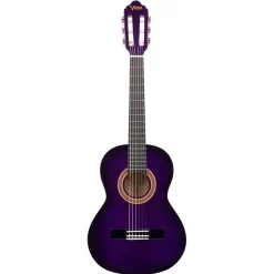 Valencia VC102PPS 1/2 Size Classical Guitar – Purple Sunburst