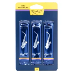 Vandoren Traditional Alto Sax Reeds - Size 1.5 - 3 pack