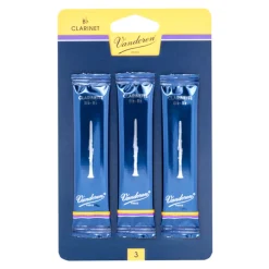 Vandoren Traditional B Flat Clarinet Reeds - Size 2 - 3 pack