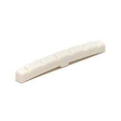 VGP71 Electric Guitar Nut Curved Bottom Slotted - Bone - 43 x 3.2 5.65