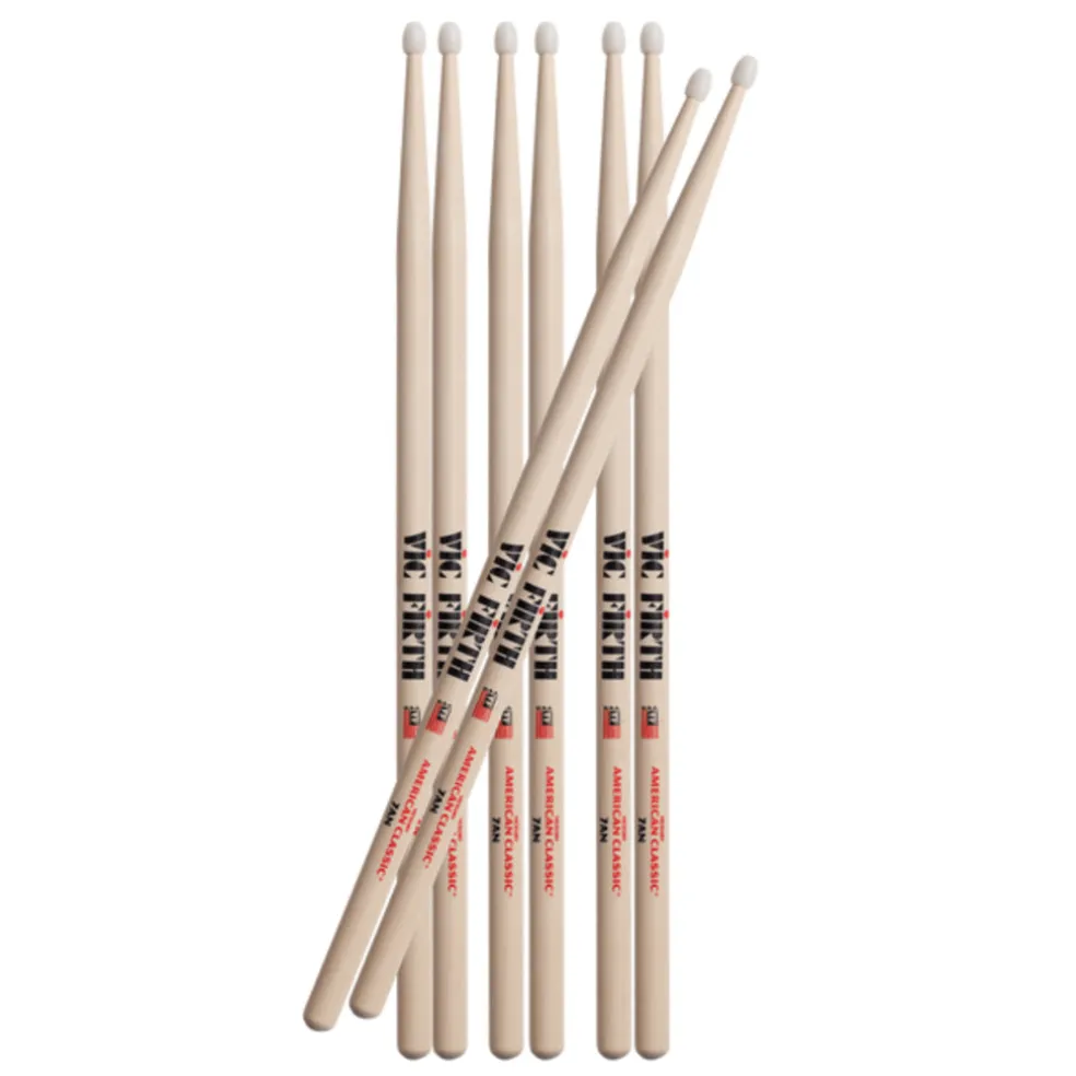 Vic Firth - Buy 3 Get 1 Free Pack - 7A Nylon