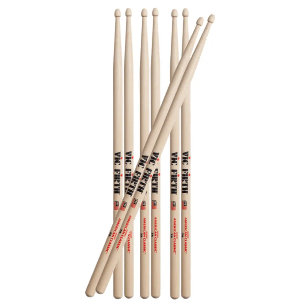 Vic Firth - Buy 3 Get 1 Free Pack - 7A Wood