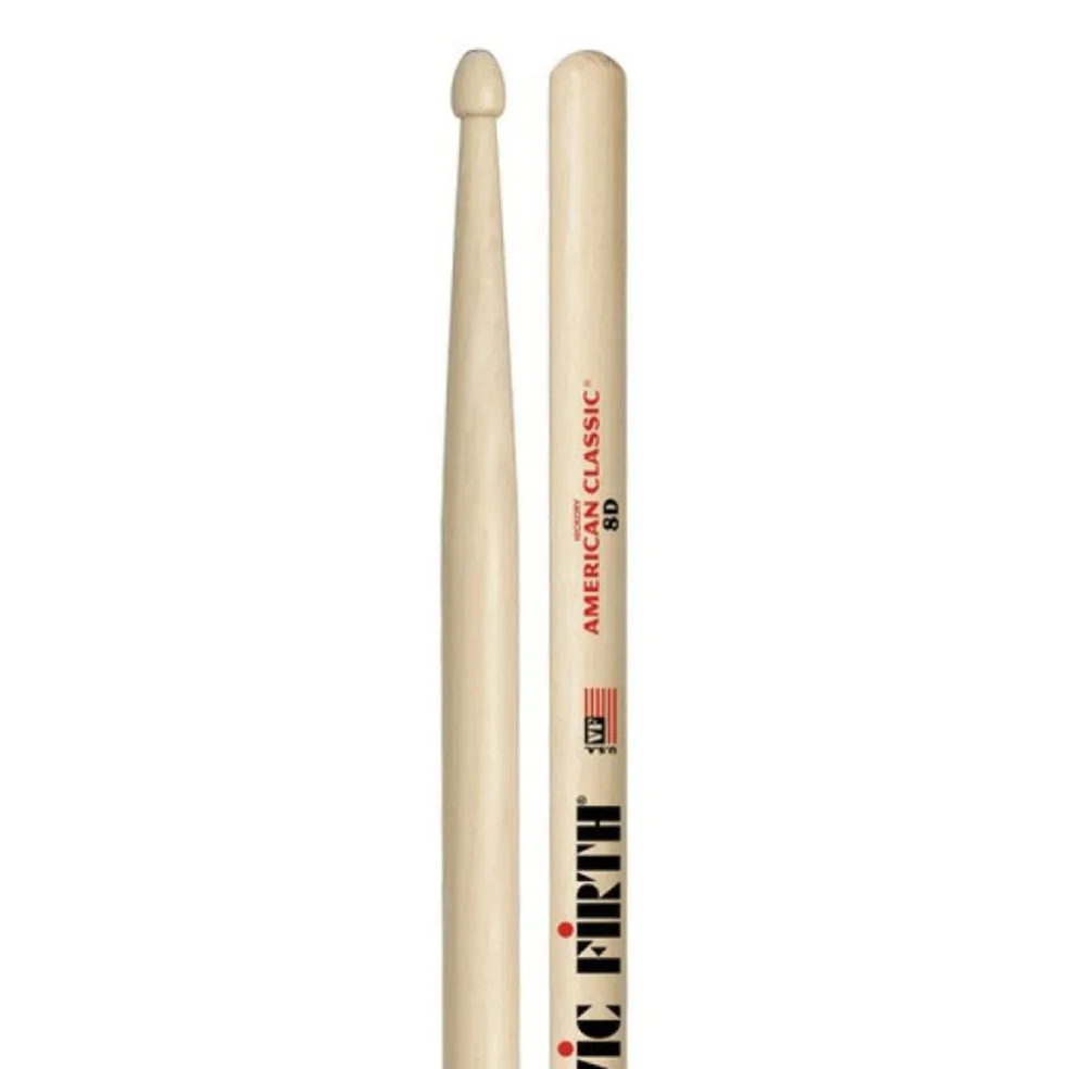 Vic Firth American Classic 8D Jazz Wood