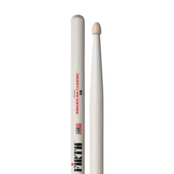 Vic Firth American Classic Drumsticks - 5B - White Finish