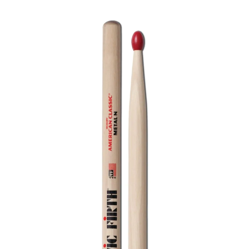 Vic Firth American Classic Drumsticks - Metal - Nylon Tip