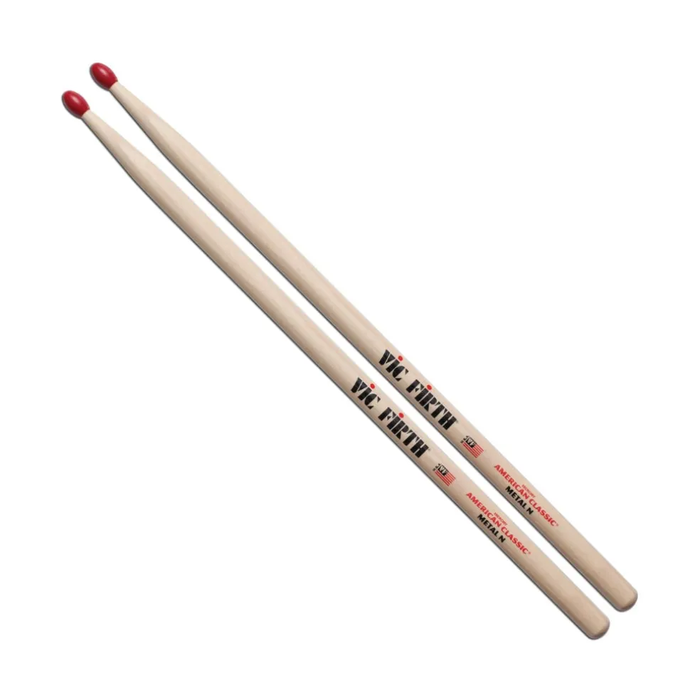 Vic Firth American Classic Drumsticks - Metal - Nylon Tip