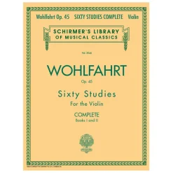 Wohlfahrt - 60 Studies OP45 Violin Complete book 1 & 2