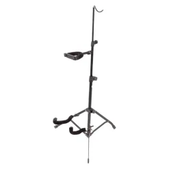 Xtreme TV96 Violin Stand Height Adjustable W/violin Bow Support Black