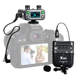 Xvive - U5 Camera-Mount W/Less Lav Mic Sys - 1 Trans