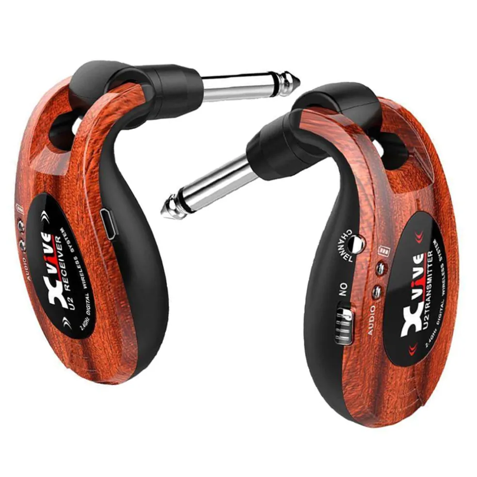 Xvive - U2 Wood Guitar Wireless 2.4GHz