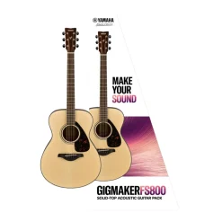 Yamaha - Gigmaker FS800 Small Body Acoustic Guitar Pack