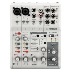 Yamaha AG06 MK2 6 Channel Mixer/Interface - White