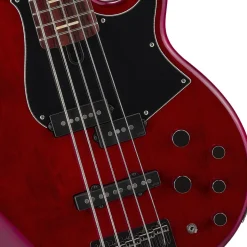 Yamaha BB735A 5-String Bass Guitar - Fired Red