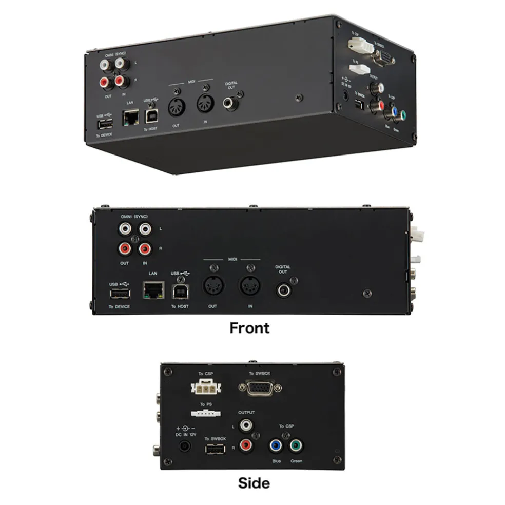 Yamaha 161cm Professional Baby Grand Piano with Disklavier Enspire Standard System. Includes MSP3A Speakers. Polished Ebony.