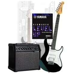 Yamaha Gigmaker Level Up Electric Guitar Pack Handed Black