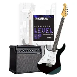 Yamaha Gigmaker Level Up Electric Guitar Pack Left Handed Black