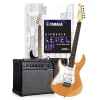 Yamaha GIGMAKER LEVEL UP - Yellow Natural Satin Left Handed Electric Guitar Pack