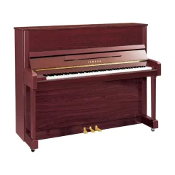 Yamaha JX113TSC3PM 113cm Upright Piano with SC3 Silent System in Polished Mahogany