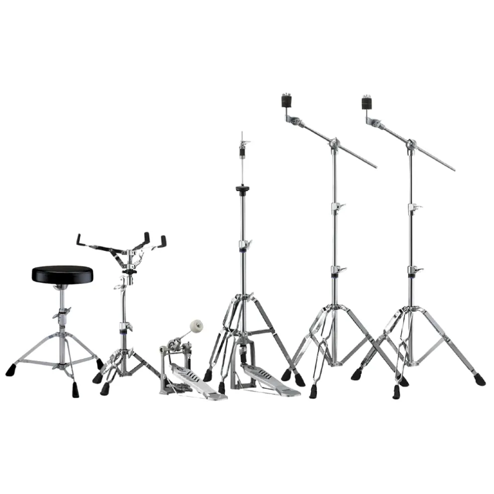 Yamaha Rydeen Fusion Size 5-Piece Complete Drum Set with Hardware and Cymbals - Hot Red