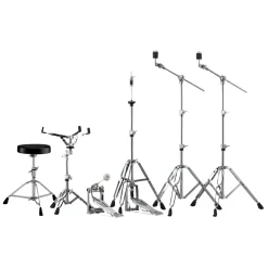 Yamaha Rydeen Fusion Size 5-Piece Complete Drum Set with Hardware and Cymbals - Black Glitter