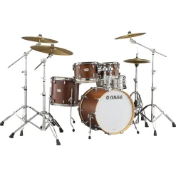 Yamaha Tour Custom Euro Drum Kit with Hardware Pack - Chocolate Stain