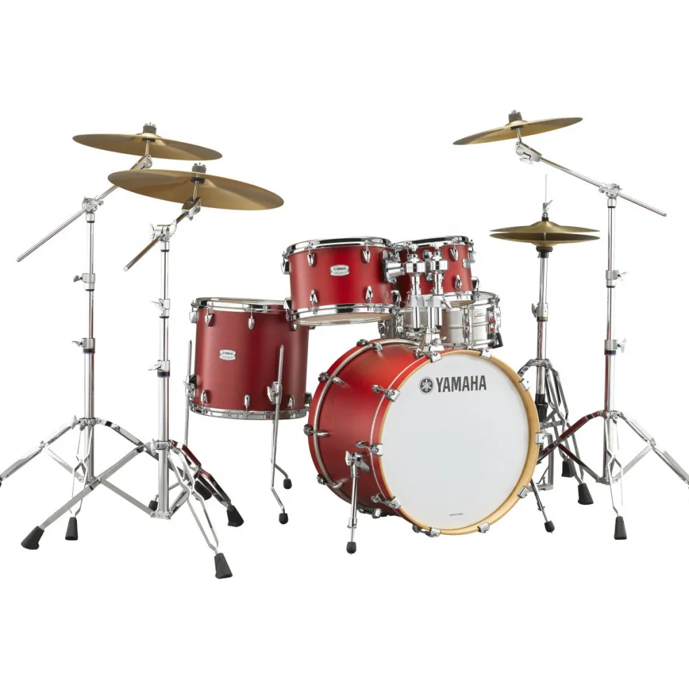 Yamaha Tour Custom Fusion Drum Kit Pack - Candy Apple Satin