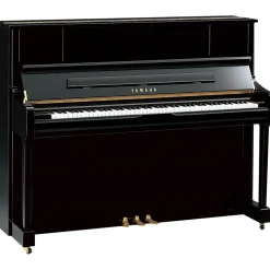 Yamaha U1J Upright Piano - Polished Ebony
