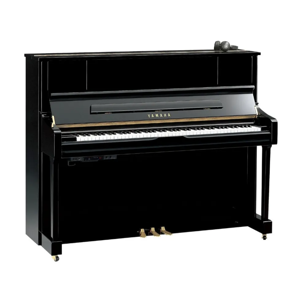 Yamaha U1JSC3PE 121cm Upright Piano with SC3 Silent System in Polished Ebony