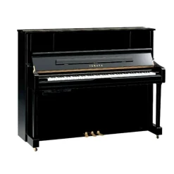 Yamaha U1JTC3PE 121cm Upright Piano with TC3 TransAcoustic System in Polished Ebony