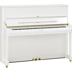 Yamaha U1PWHQ Upright Piano - Polished White