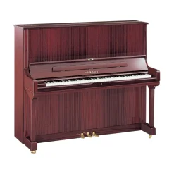 Yamaha YUS3PM 131cm Professional Upright Piano in Polished Mahogany