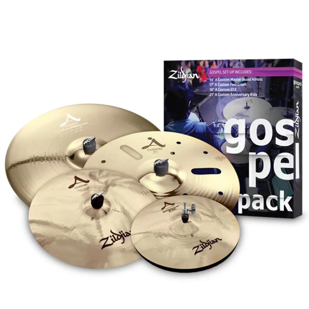 Zildjian A Custom Gospel Set - 14" 17" 18" 21"