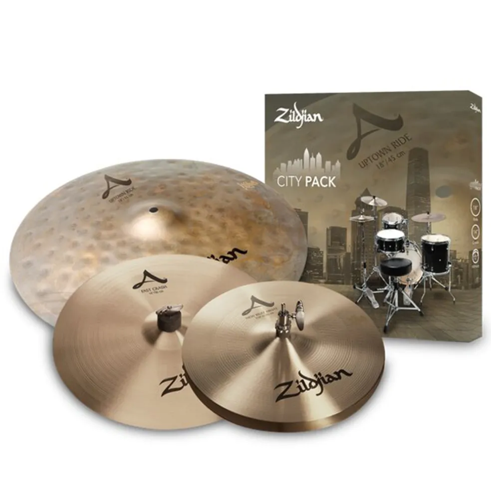 Zildjian A Zildjian "The City Pack" - 12" 14" 18"