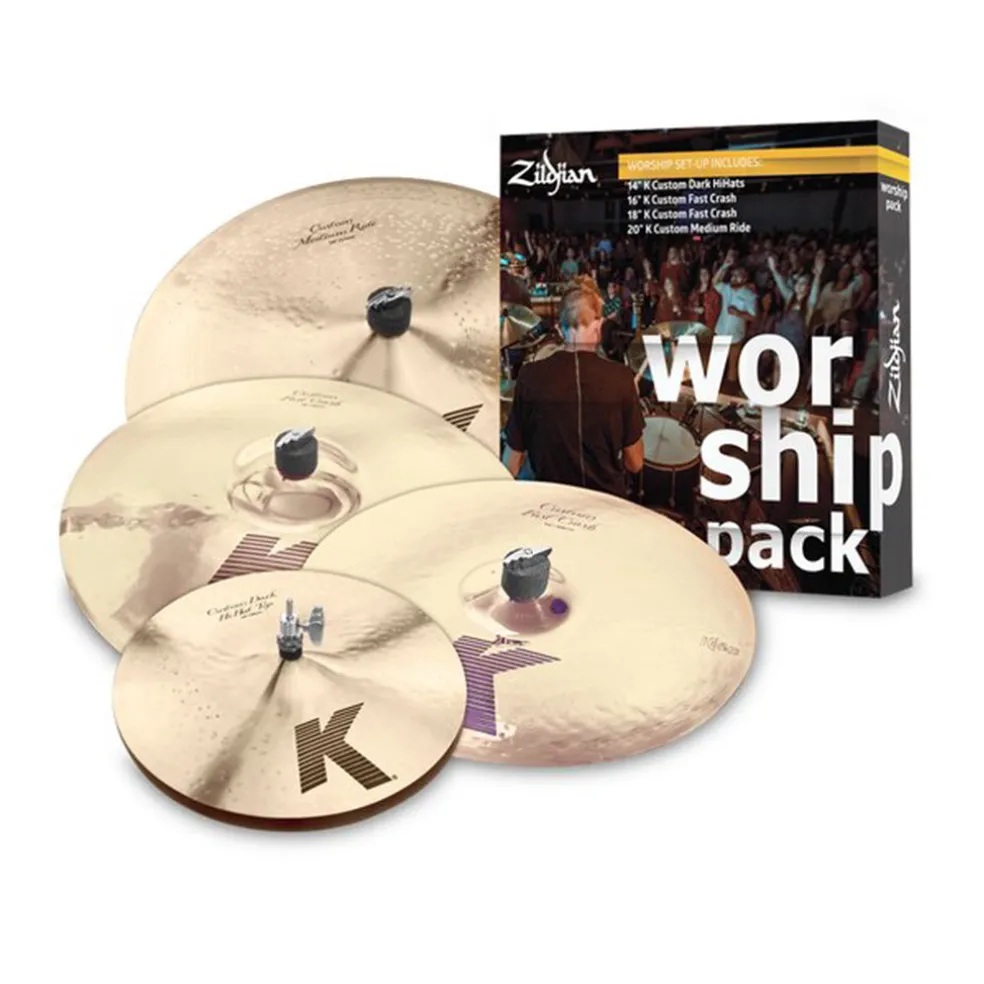 Zildjian K Custom Worship Cymbal Pack - 14" 16" 18" 20"