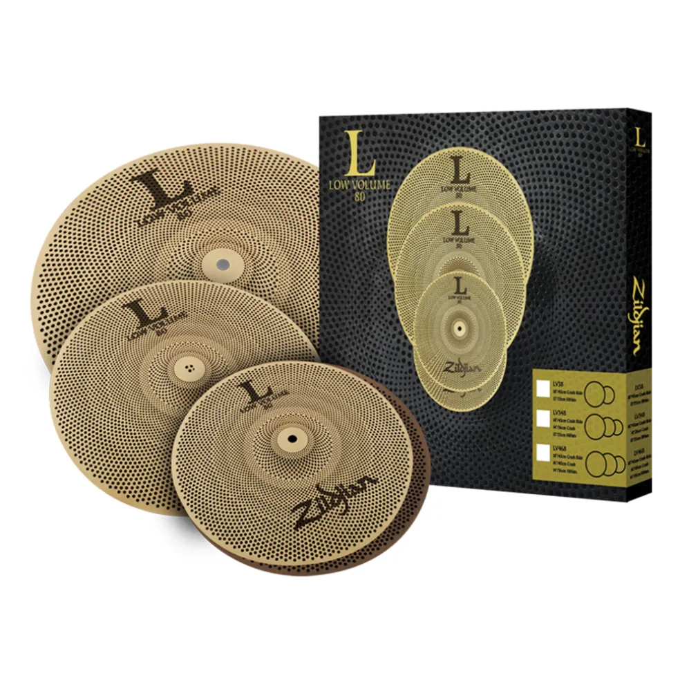 Zildjian L80 Low Volume Cymbal Pack - 14" 16" 18"