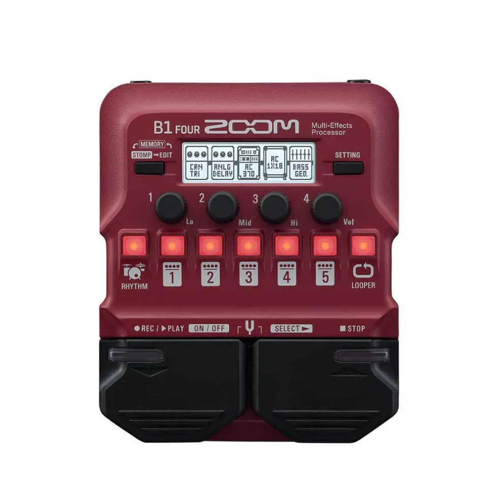 Zoom B1 Four Bass Effects Pedal