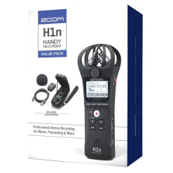 Zoom H1n Handy Recorder Value Pack