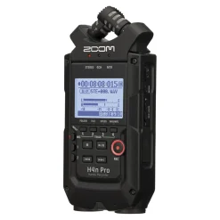 Zoom H4nPRO Handy Recorder - All Black Edition