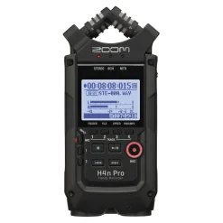 Zoom H4nPRO Handy Recorder - All Black Edition