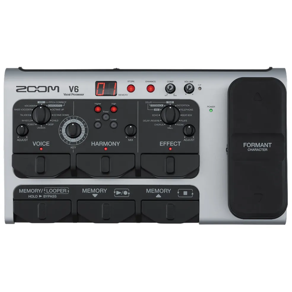 Zoom V6 Multi Effects Vocal Processor